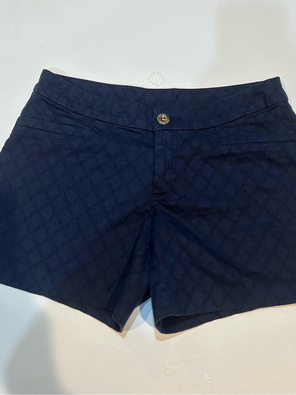 Lilly Pulitzer Woman’s Size 2 Ellie Shorts Midnight Navy Preppy coastal Beach